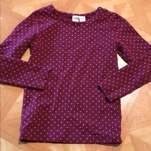 Matilda Jane toddler 4T maroon shirt